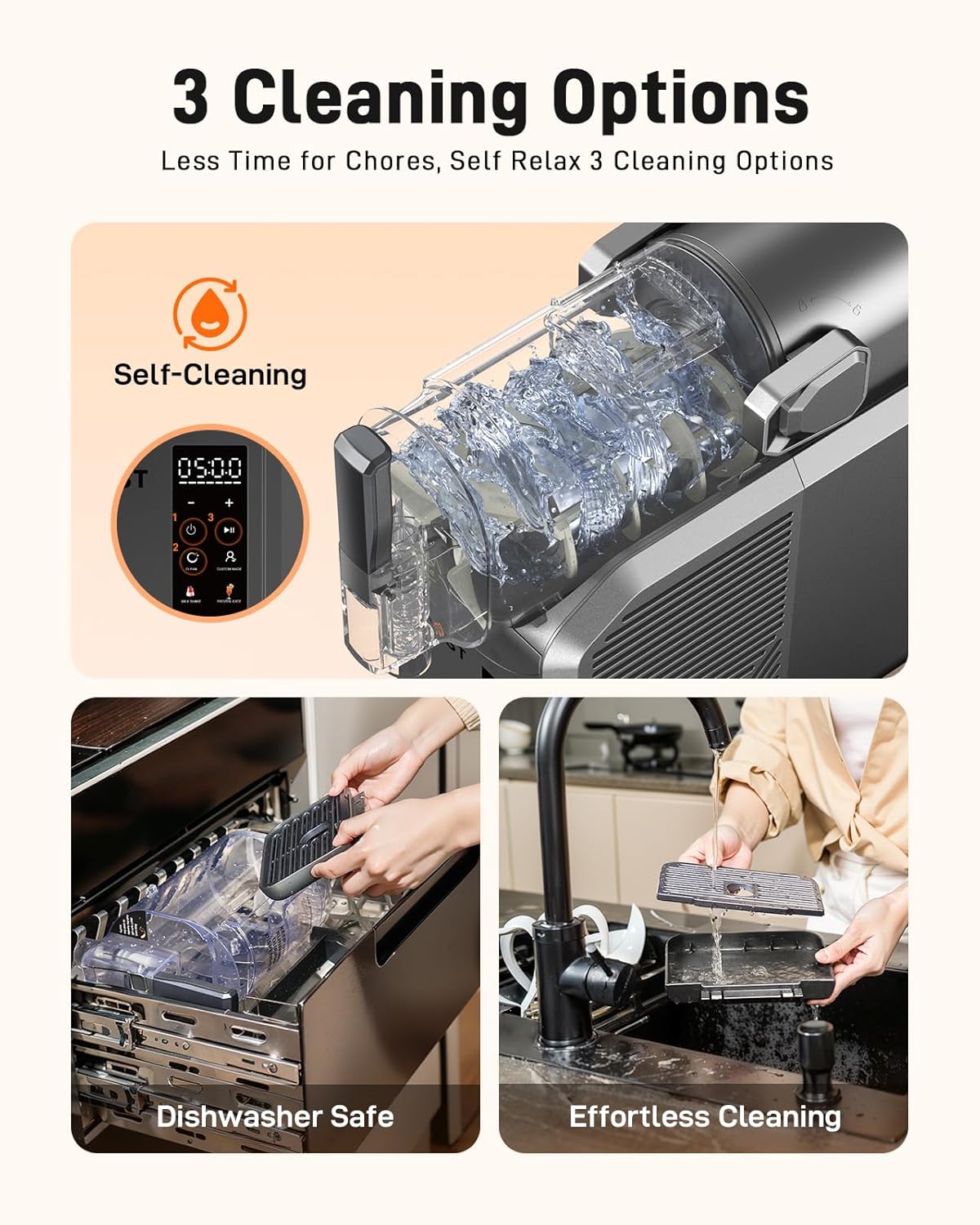 UHOST Slushie Machine - Frozen Drink Maker with 7 Preset Programs